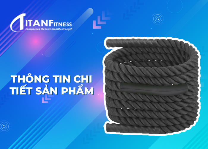 Dây thừng tập thể lực 9m Titan 4026