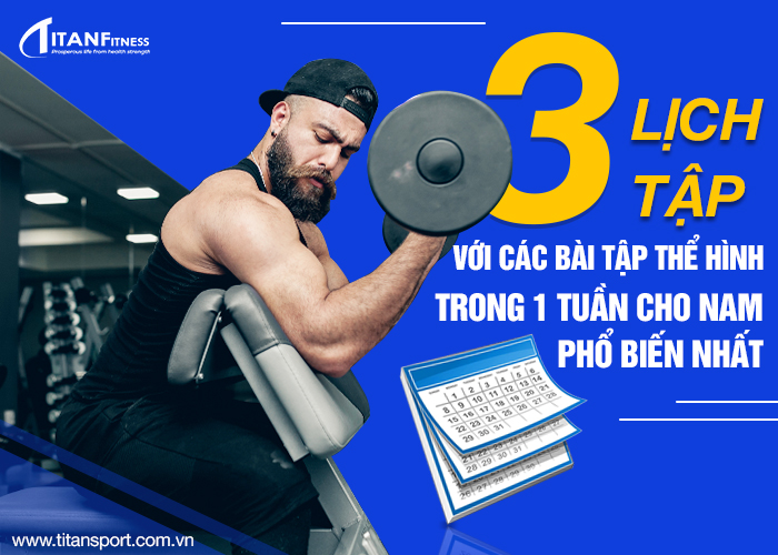 các bài tập thể hình trong 1 tuần