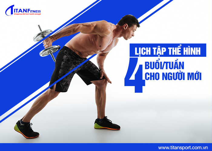 các bài tập thể hình trong 1 tuần