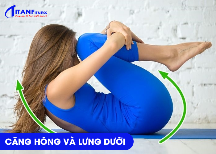 Kết hợp hít thở đều đặn và kéo căng lưng dưới cũng như phần hông để nâng cao hiệu quả của bài tập này.