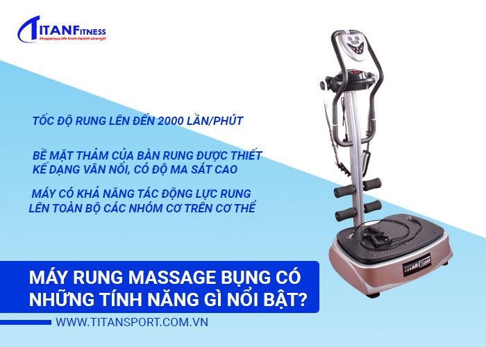 Máy rung massage bụng có những tính năng gì nổi bật? 