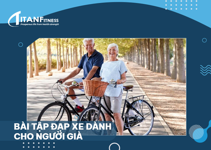 Đạp xe là một trong những bài tập rất tốt dành cho người già