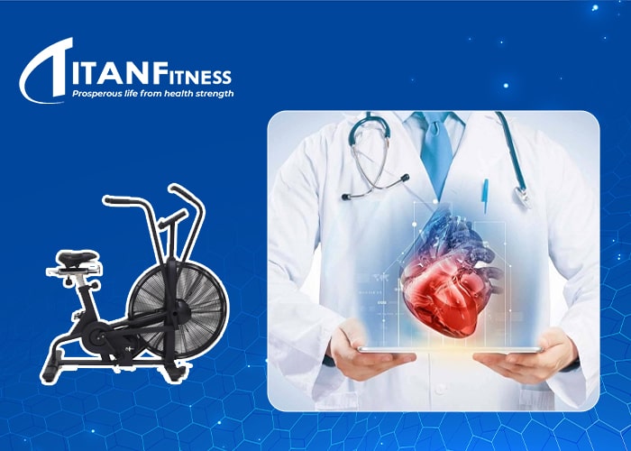 xe đạp tập thể dục Air Bike - Hỗ trợ hệ tim mạch