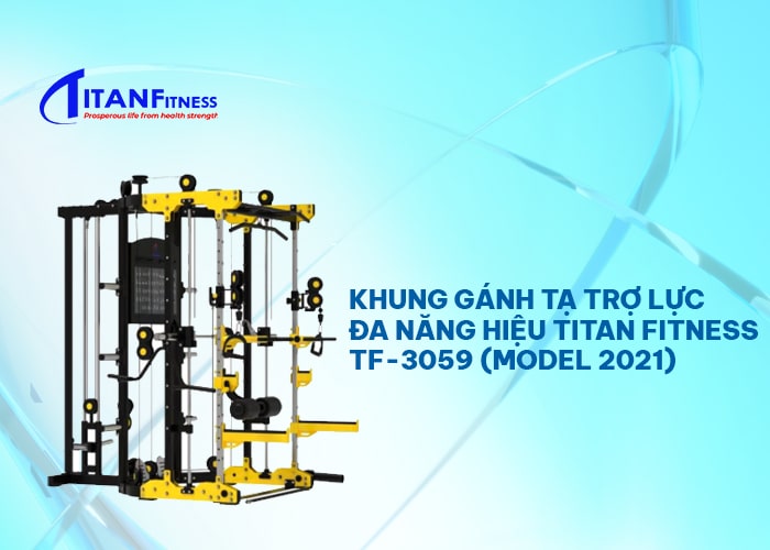 Khung gánh tạ trợ lực đa năng hiệu Titan Fitness TF-3059 (Model 2021)