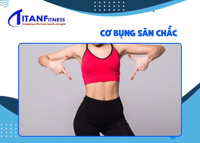 Cơ bụng săn chắc