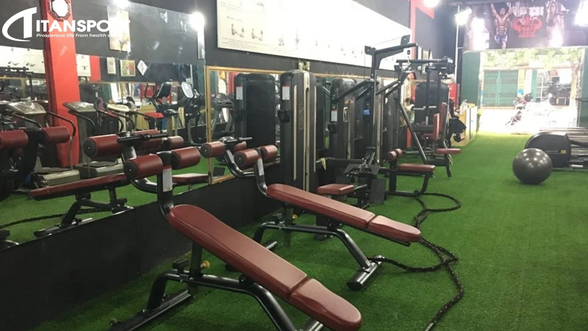Mô hình phòng Gym Kinh doanh, Quận 12