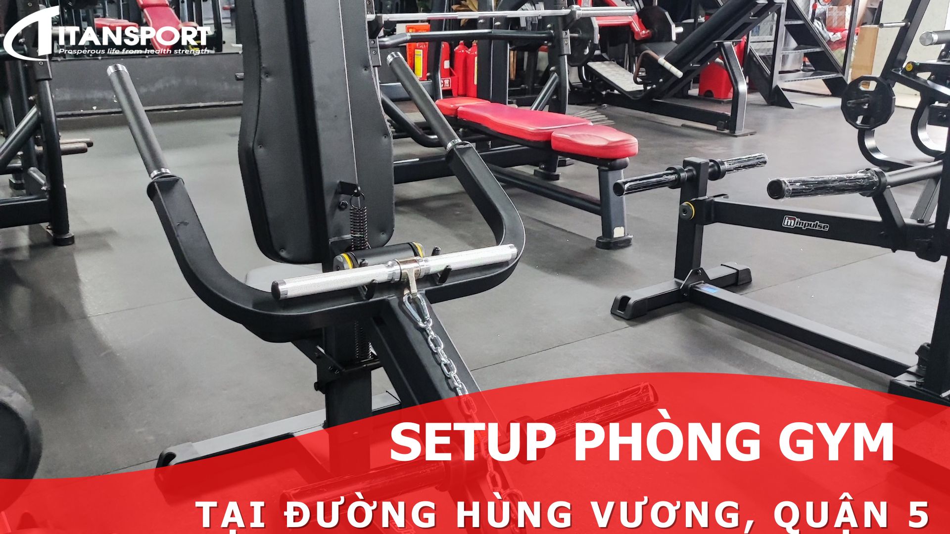 Setup phòng Gym tại đường Hùng Vương, Quận 5