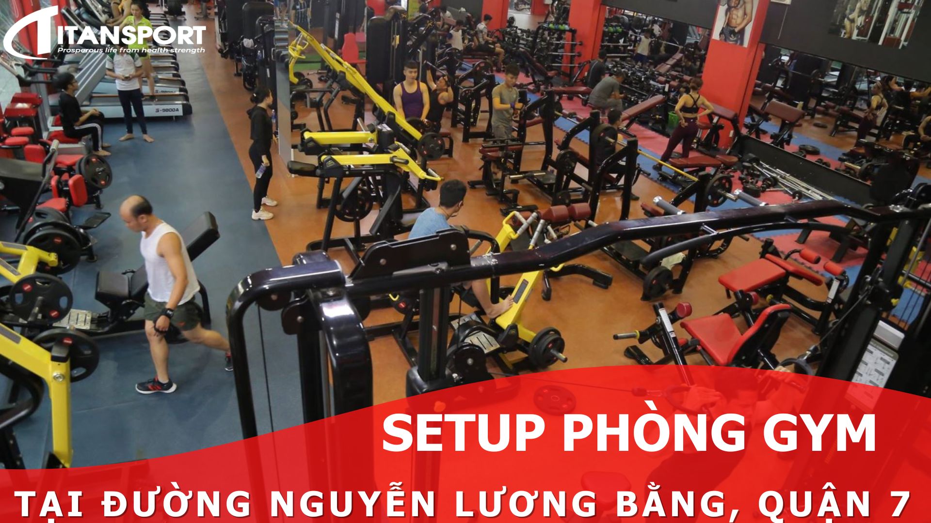 Setup phòng Gym tại đường Nguyễn Lương Bằng, Quận 7