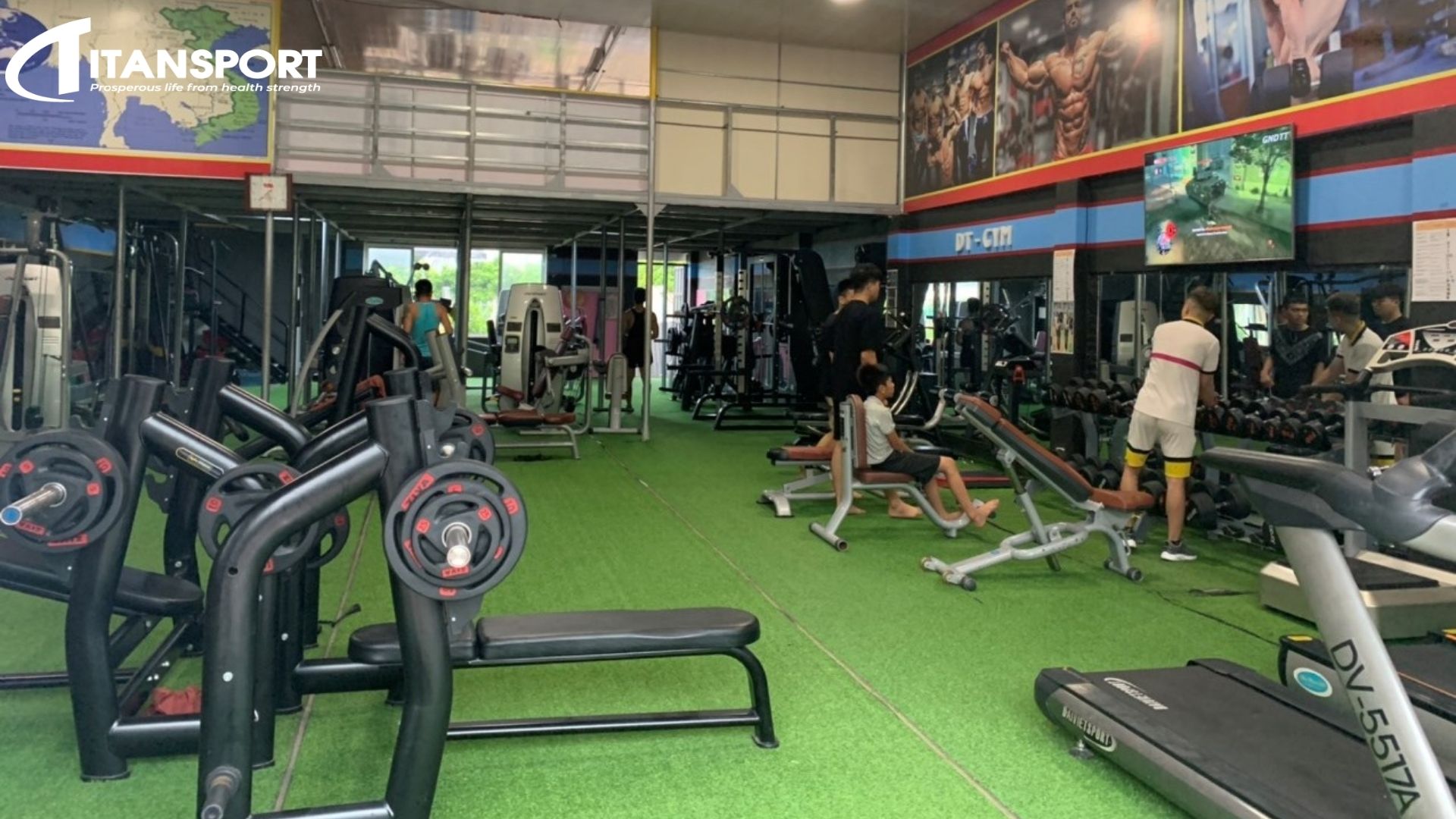 Setup phòng gym bình dân quận Bình Tân