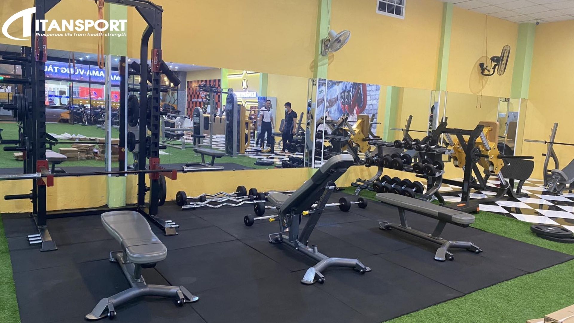 Setup phòng gym tầm trung quận 12