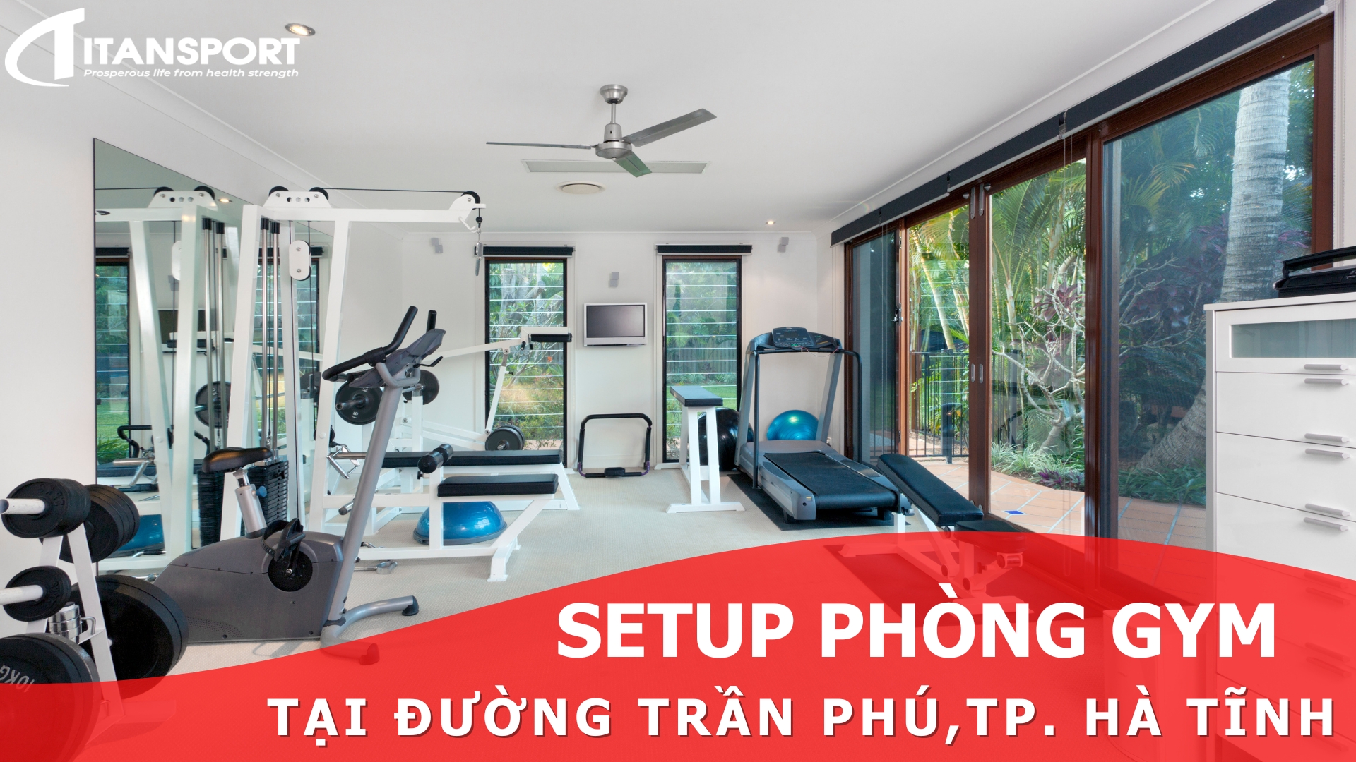 Dự án setup gym Hà Tĩnh tại Titan Sport