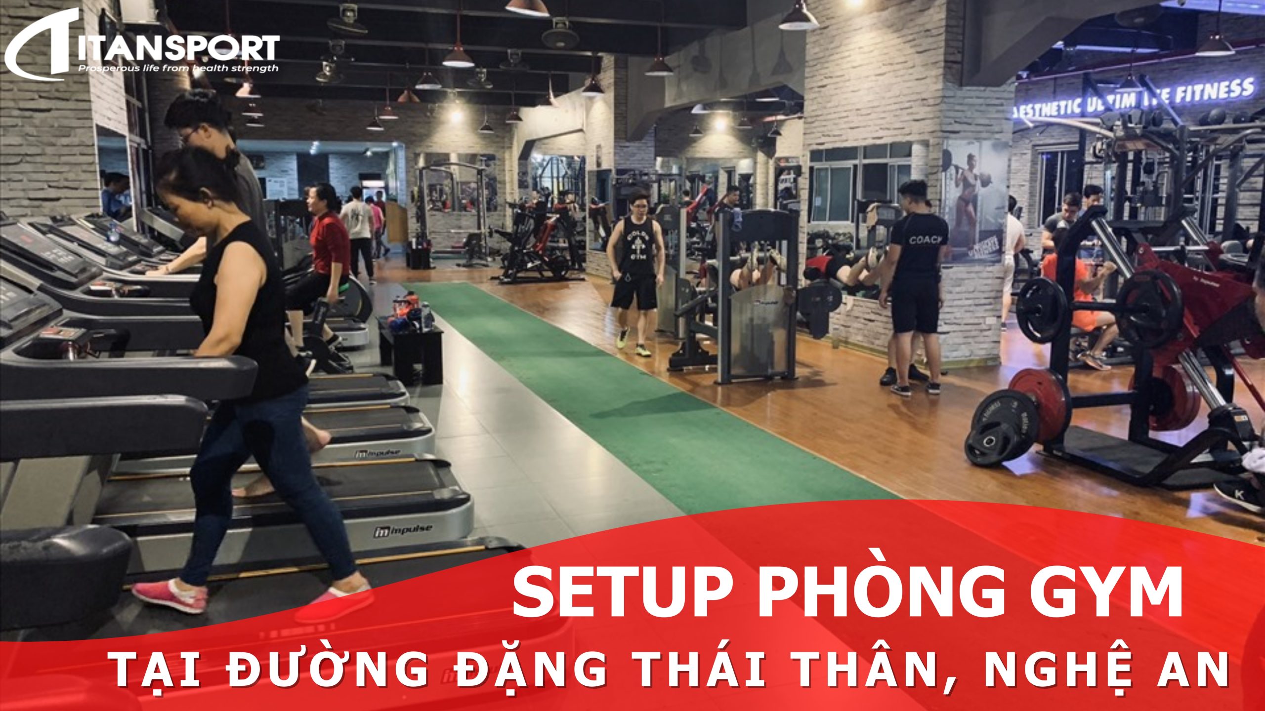 Dự án Setup phòng Gym tại Đặng Thái Thân, Nghệ An