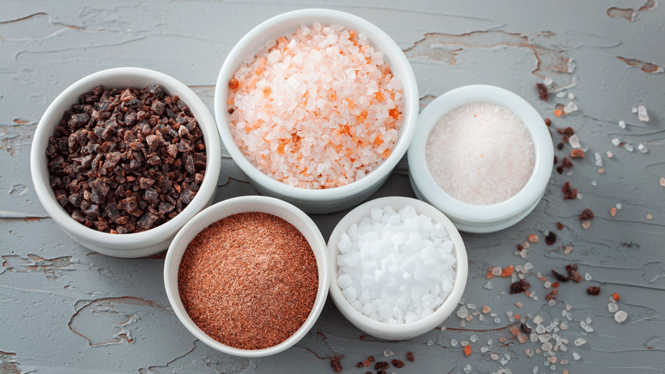 Một số loại muối ăn thường được sử dụng