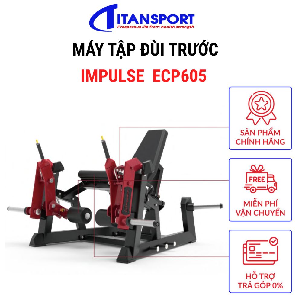 Máy tập đùi trước ECP605, hiệu Impulse
